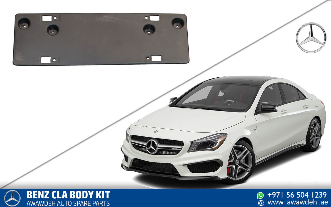 mercedes cla Number plate hoder